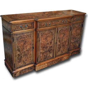 5' Regency Breakfront Sideboard