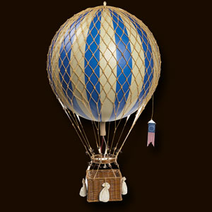Hot Air Balloon - Large Blue