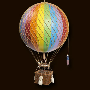 Hot Air Balloon - Large Rainbow