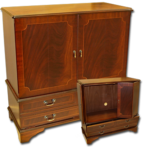 Enclosed TV Cabinet