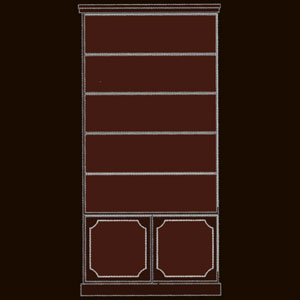 Combination Bookcase Component