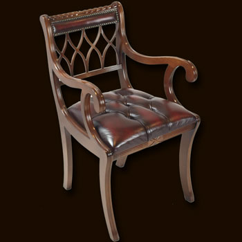 Reproduction Hourglass Desk Chair