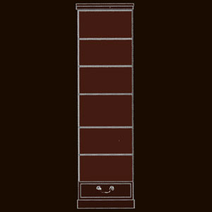 Combination Bookcase Component