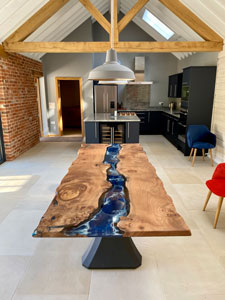 Pool House River Dining Table 