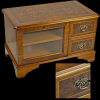 Regency TV Stand With Glass Door
