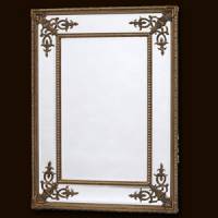 Gold Square French Mirror