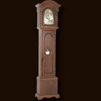 Corinthian Walnut Grandfather Clock