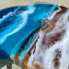 Teak & Resin Ocean Art Side Table 14 Thumbnail