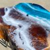 Teak & Resin Ocean Art Side Table 15 Thumbnail