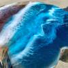 Teak & Resin Ocean Art Side Table 16 Thumbnail