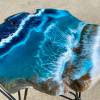 Teak & Resin Ocean Art Side Table 17 Thumbnail