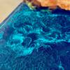 Burr Elm & Galactic Blue River Coffee Table Thumbnail