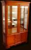 Marquetry Drawer Base Antique Reproduction Display Cabinet Thumbnail