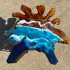 Teak & Resin Ocean Art Coffee Table Thumbnail