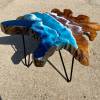 Teak & Resin Ocean Art Coffee Table Thumbnail