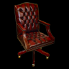Antique Reproduction Full Size Gainsborough Swivel Chair Thumbnail