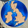 UK & Irelend Map Side Table Thumbnail