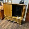 Oak Enclosed TV Cabinet Thumbnail