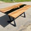 Elm River Dining Table Black Resin Thumbnail
