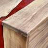 Walnut & Red Lava River Storage Bench Thumbnail