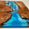 Burr Elm & Ocean Art River Coffee Table Thumbnail