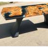 Burr Oak & Resin River Dining Table Thumbnail