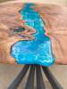 Burr Elm Oval River Dining Table Thumbnail