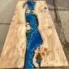 Burr Chestnut & Ocean Scene River Dining Table Thumbnail