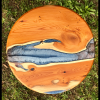 Yew Circular Resin River Side Table 1 Thumbnail