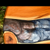 Yew Circular Resin River Side Table 2 (SOLD) Thumbnail