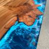 Burr Elm River Dining Table Deep Sea Thumbnail