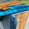 Burr Elm Ocean River Desk Set Thumbnail