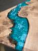 Diagonal Burr Oak River Dining Table Thumbnail