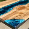 River Coffee Table Deep Sea Artwork Elm Thumbnail