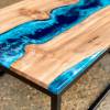 River Coffee Table in Elm Deep Sea Art Thumbnail