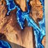 Elm Islands Dining Table Deep Sea Resin  Thumbnail