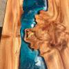 Burr Elm & Resin River Bench Thumbnail