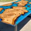 Full Burr Oak Islands Dining Table Thumbnail