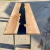 Elm River Bar Table Galactic Blue Thumbnail