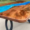 Elm & Ocean Resin Dining Table Gloss Finish Thumbnail