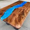 Elm & Ocean Resin Dining Table Gloss Finish Thumbnail