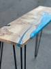 Burr Oak & Ocean Console Table Thumbnail