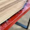 Walnut & Red Lava River Desk Thumbnail