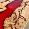 Lightning River Coffee Table Lava Resin Thumbnail