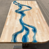 Maple & Blue Resin River Dining Table  Thumbnail