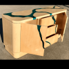 Maple Resin River Sideboard Reef Blue Thumbnail