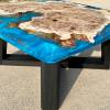 Mappa Burr River Coffee Table Blue Gold Thumbnail