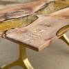 Molten Gold Elm River Dining Table Thumbnail