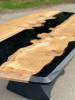 Oak & Black River Dining Table Thumbnail