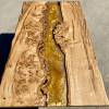 Burr Oak & Molten Gold River Dining Table Thumbnail